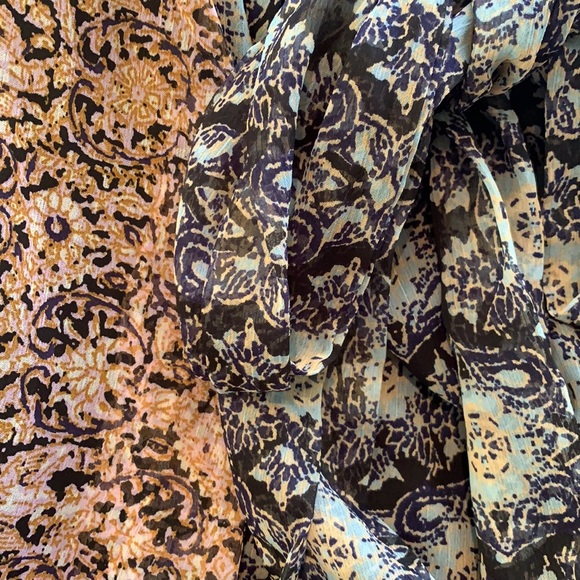 2X HOST PIC FREE PEOPLE GABI FLORAL PRINT TUNIC/DRESS BLACK MULTI KNOCKOUT PIECE - Picture 15 of 16